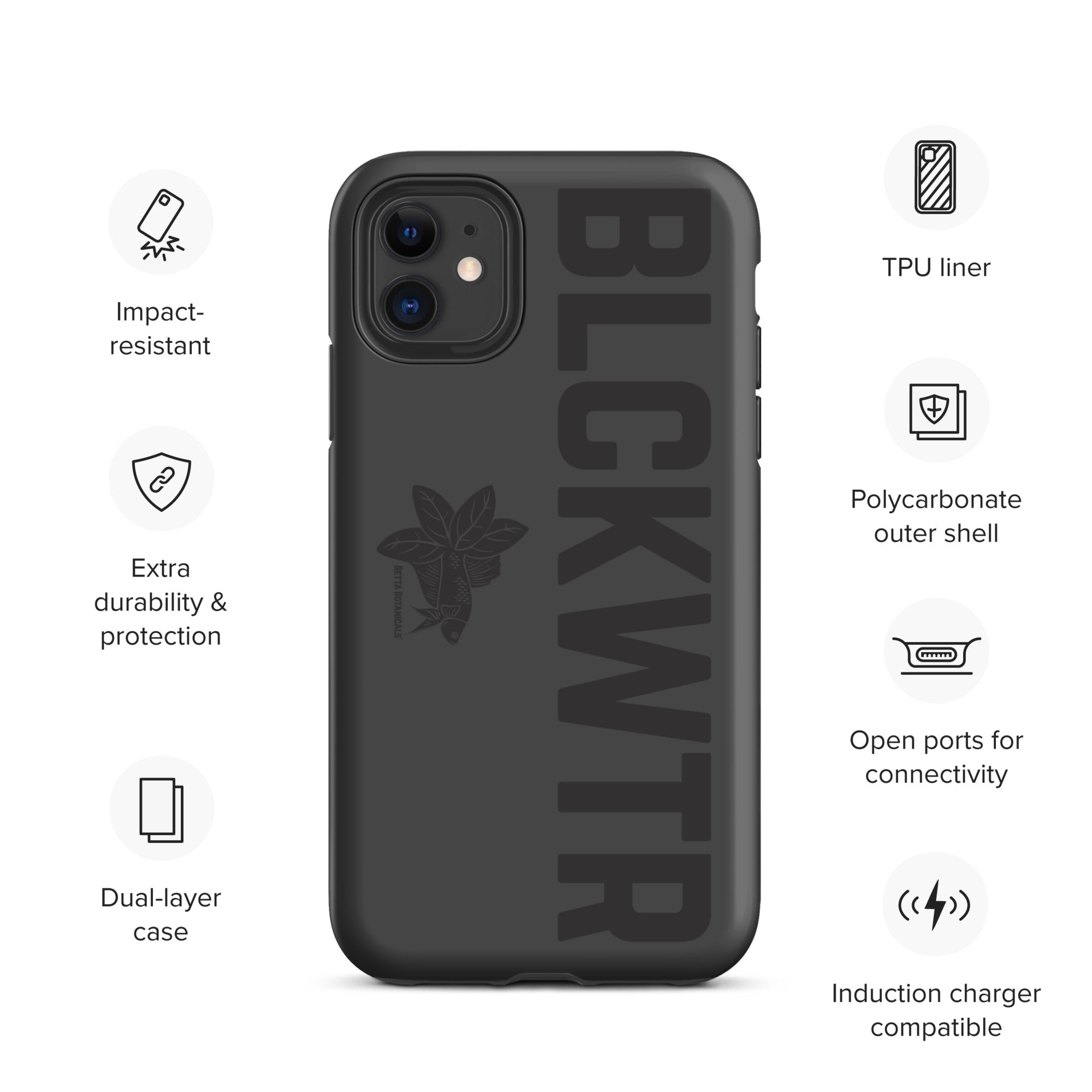 Anti-Glare BLCKWTR iPhone Case