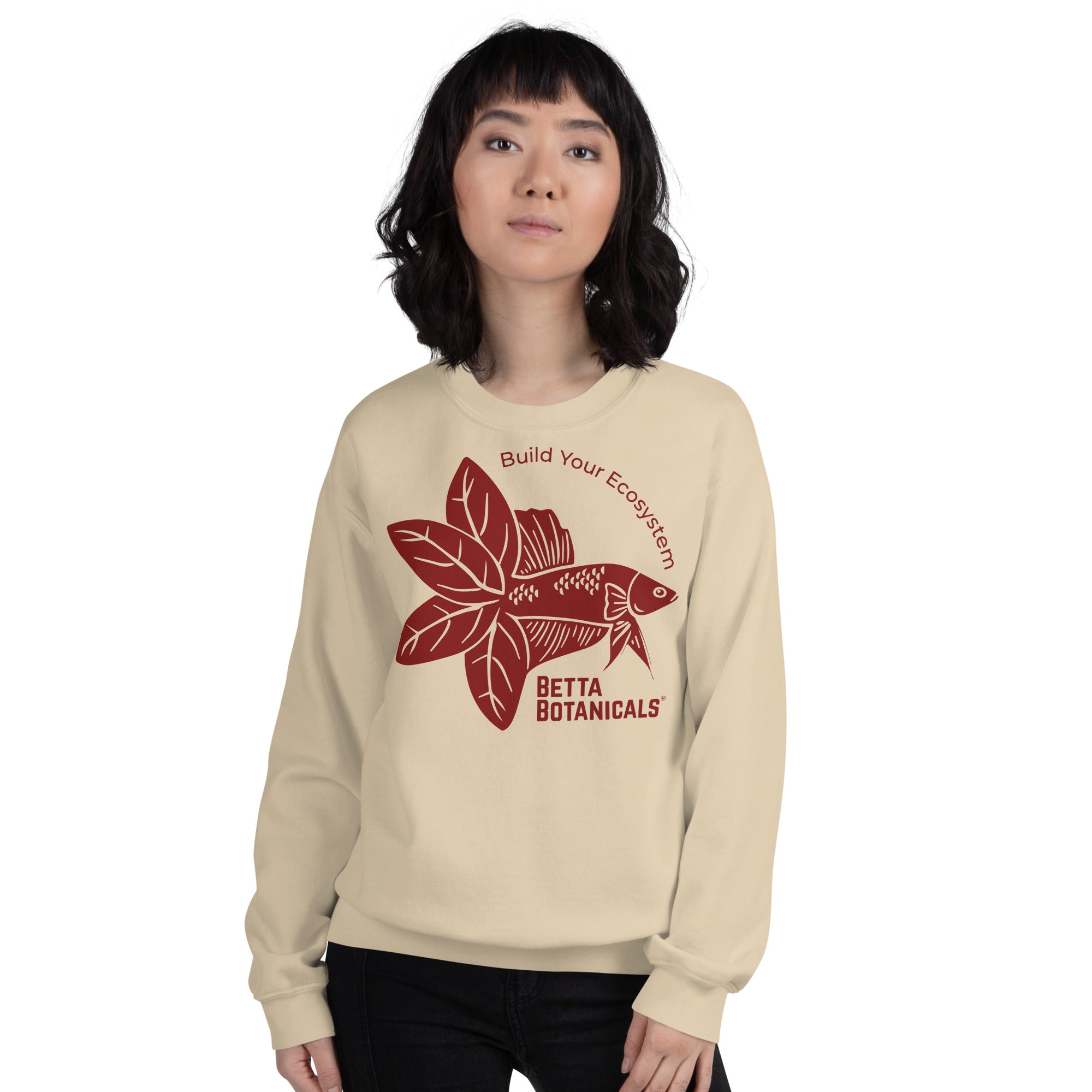 The Collector's Unisex Cut Crewneck Sweatshirt | Maroon Logo